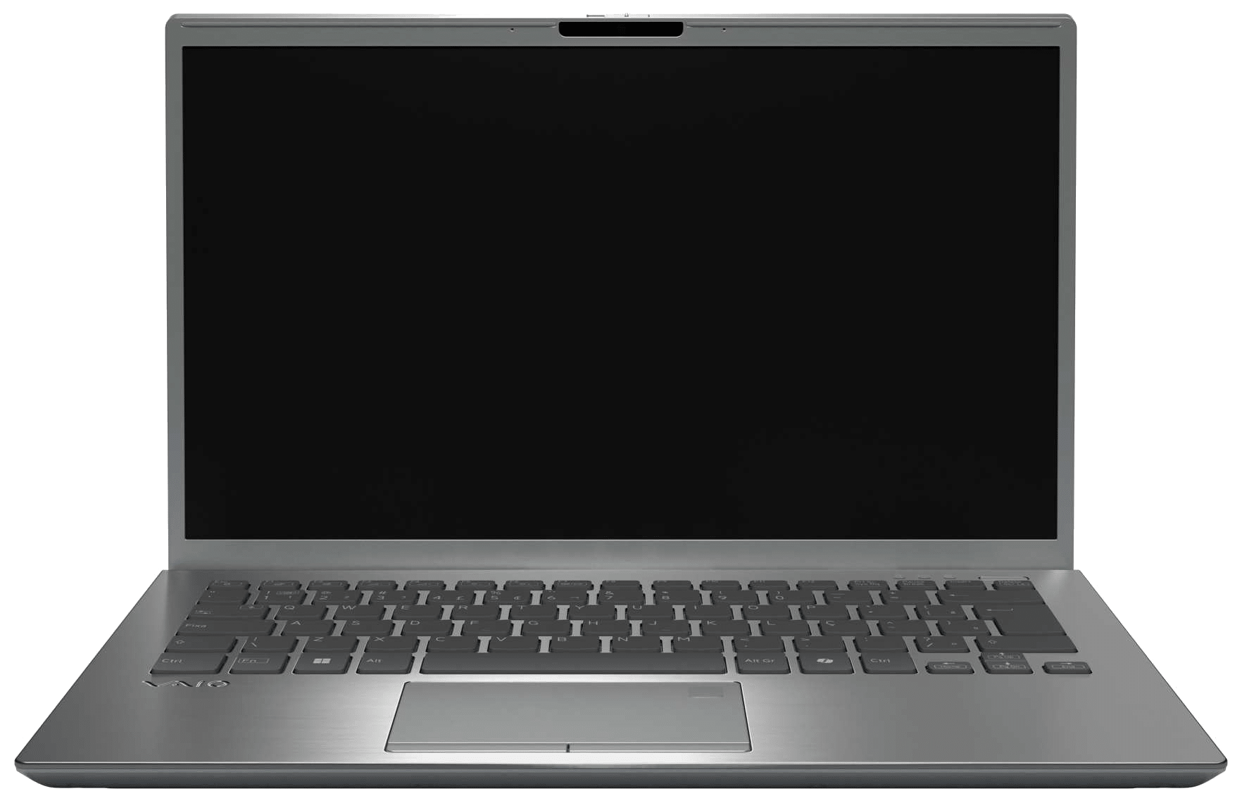 Notebook VAIO Pro BK AI PC aberto em vista 3/4