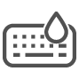 Ícone para Teclado com proteção contra líquidos (opcional)