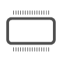 Ícone para Chip TPM e sensor de intrusão para segurança avançada