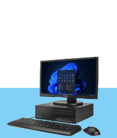 Ilustração Positivo Desktops