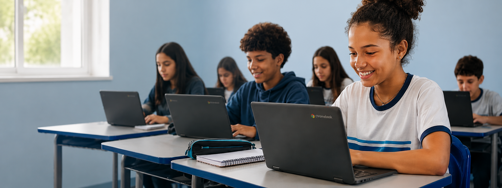 Imagem destaque para Nova BNCC Digital: como Chromebooks podem preparar sua escola para a educação digital